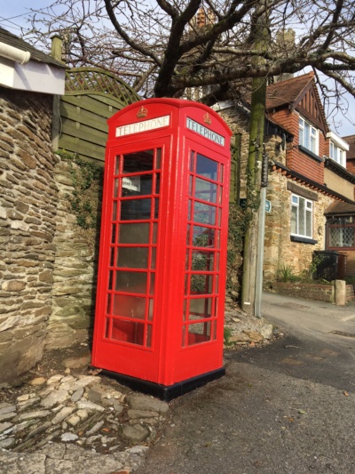 Phone Box with Completed Renovation