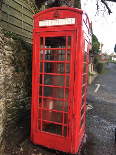 Phone Box Prior to Renovation